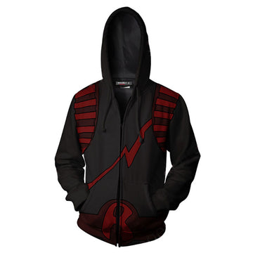 My Hero Academia Cosplay Kirishima Eijiro Sudadera con Capucha y Cremallera para Adultos Unisex
